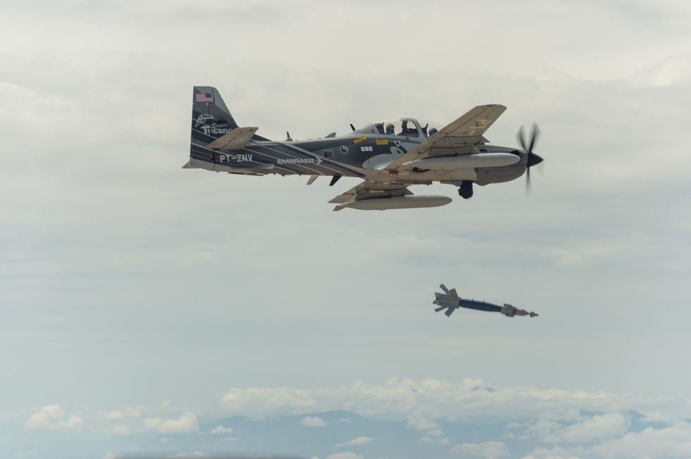 USAF A-29 Super Tucano Light attack plane