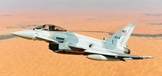 Kuwait Air Force Eurofighter Typhoon multi-role fighter aircraft