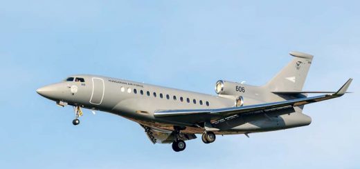 Hungarian Air Force Dassault Falcon 7x on tour